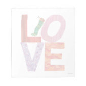 Die sehr hungrige Raupe | LIEBE Notizblock (Vorderseite)