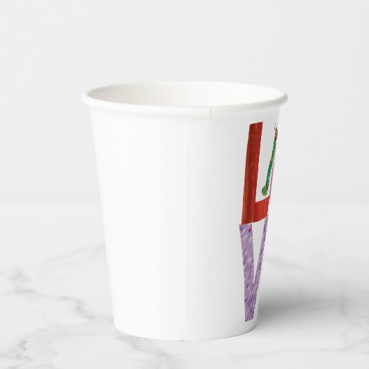 Die sehr hungrige Raupe | LIEBE Pappbecher (Rechts)