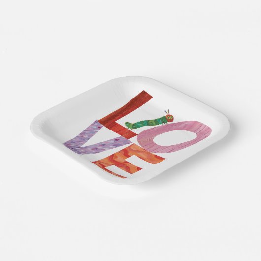 Die sehr hungrige Raupe | LIEBE Pappteller (Gewinkelt)