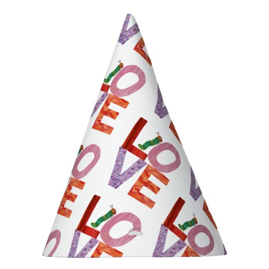 Die sehr hungrige Raupe | LIEBE Partyhütchen (Rechts)