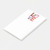 Die sehr hungrige Raupe | LIEBE Post-it Klebezettel (angewinkelt)