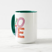 Die sehr hungrige Raupe | LIEBE Tasse (Vorderseite Links)