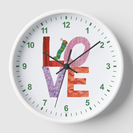 Die sehr hungrige Raupe | LIEBE Uhr (Vorderseite)