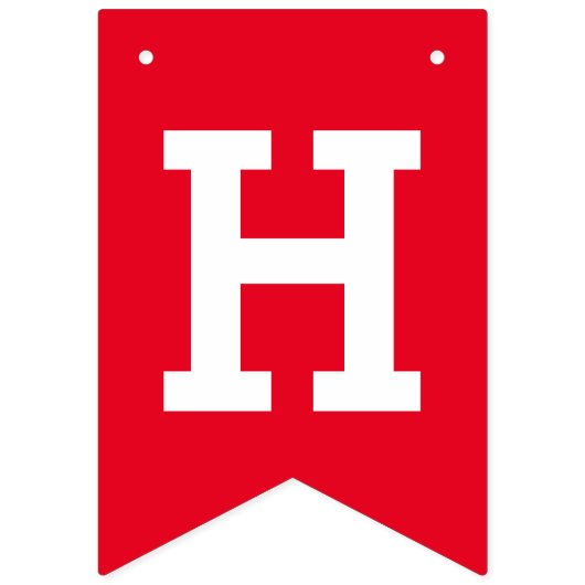 Die sehr hungrige Raupe | LIEBE Wimpelkette (Zweite Fahne)