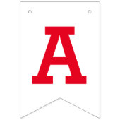 Die sehr hungrige Raupe | LIEBE Wimpelkette (Dritte Fahne)