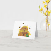 Die sehr hungrige Raupe Rettete die Bienen Karte (Gelbe Blume)