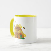 Die sehr hungrige Raupe Rettete die Bienen Tasse (Vorderseite Links)