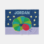 Die sehr hungrige Raupe süße Träume Fleecedecke (Vorderseite (Horizontal))