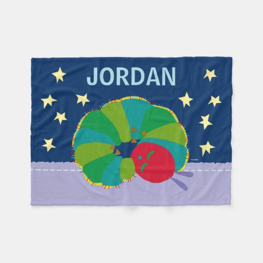 Die sehr hungrige Raupe süße Träume Fleecedecke (Vorderseite (Horizontal))