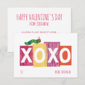 Die sehr hungrige Raupe | XOXO Einladung (Vorne/Hinten)