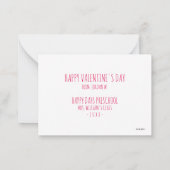 Die sehr hungrige Raupe | XOXO Mitteilungskarte (Rückseite)