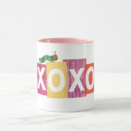 Die sehr hungrige Raupe | XOXO Tasse (Zentrum)