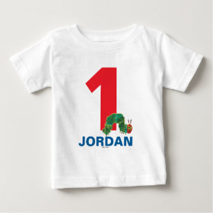 Die sehr hungrige Raupe zum ersten Geburtstag Baby T-shirt