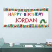 Die sehr hungrige Raupe zum Geburtstag Banner (Messe)