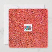 Die sehr hungrige Raupe zum Geburtstag Einladung (Rückseite)