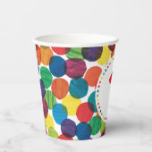 Die sehr hungrige Raupe zum Geburtstag Pappbecher (Vorderseite)