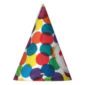 Die sehr hungrige Raupe zum Geburtstag Partyhütchen (Links)