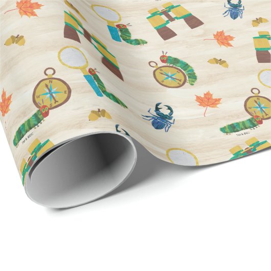 Die sehr unglückliche Raupe Wildtierexperte Patter Geschenkpapier (Rolleneckpunkt)