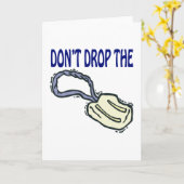 Die Seife nicht fallen lassen Karte (Gelbe Blume)