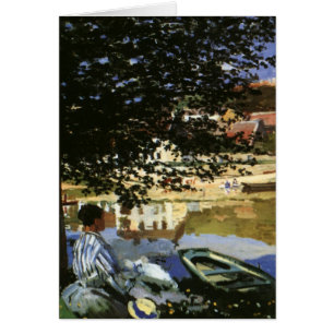 Die Seine-Bank, Bennecourt von Claude Monet