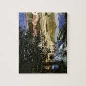 Die Seine-Bank, Bennecourt von Claude Monet Puzzle (Vertikal)