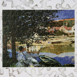 Die Seine-Bank, Bennecourt von Claude Monet Puzzle