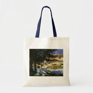 Die Seine-Bank, Bennecourt von Claude Monet Tragetasche