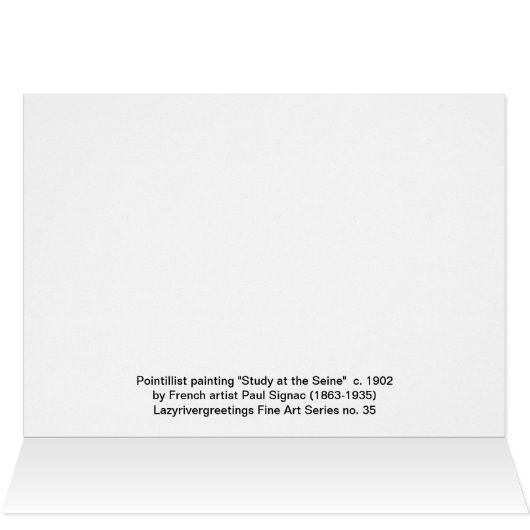 Die Seine durch Paul Signac (Innenansicht Horizontal (Oben))