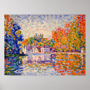 Die Seine durch Paul Signac Poster