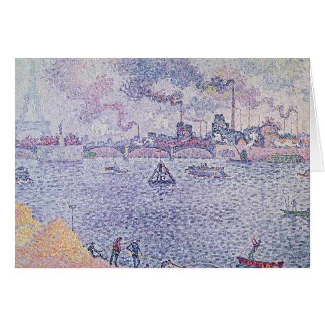 Die Seine, Grenelle, 1899 (Vorderseite (Horizontal))