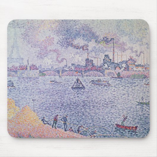 Die Seine, Grenelle, 1899 Mousepad (Vorne)