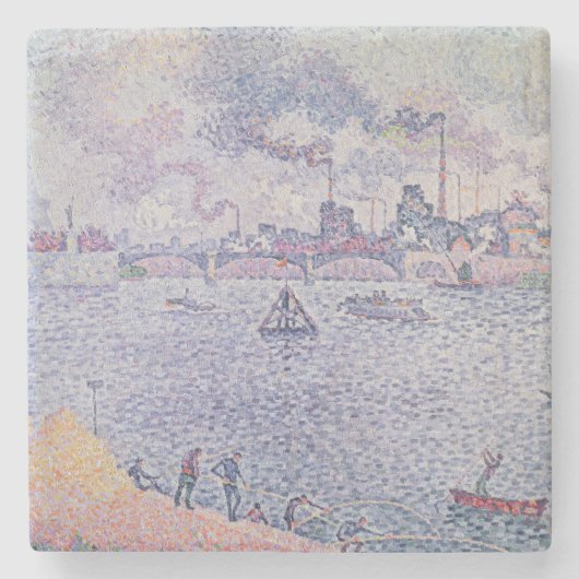Die Seine, Grenelle, 1899 Steinuntersetzer (Vorderseite)