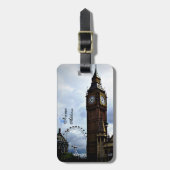Die Seine ich nach London Gepäckanhänger (Vorderseite vertikal)