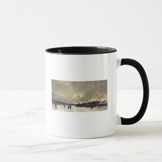 Die Seine im Dezember 1879 Tasse (Rechts)