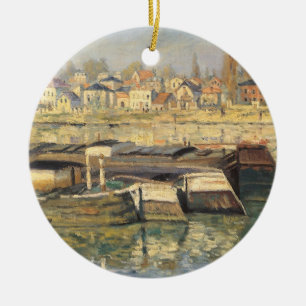 Die Seine in Asnieres von Claude Monet Keramikornament