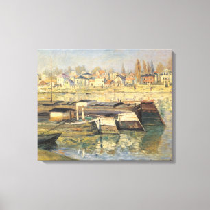 Die Seine in Asnieres von Claude Monet Leinwanddruck