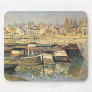 Die Seine in Asnieres von Claude Monet Mousepad