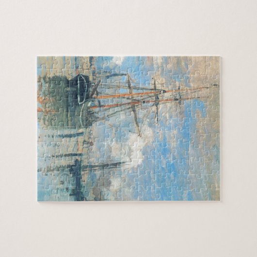 Die Seine in Rouen durch Claude Monet Puzzle (Horizontal)