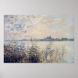 Die Seine nahe Argenteuil - Claude Monet Poster