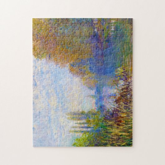 Die Seine-Ufer im Herbst Claude Monet Art Puzzle (Vertikal)
