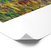 Die Seine-Ufer im Herbst Claude Monet Poster (Ecke)