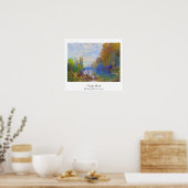 Die Seine-Ufer im Herbst Claude Monet Poster (Küche)