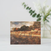 Die Seine-Ufer, Vincent van Gogh Postkarte (Stehend Vorderseite)