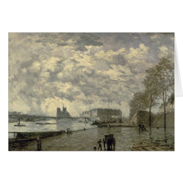 Die Seine und Notre Dame (Vorderseite (Horizontal))