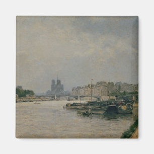 Die Seine von Quai de la Rapee Magnet