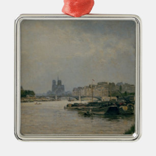 Die Seine von Quai de la Rapee Ornament Aus Metall