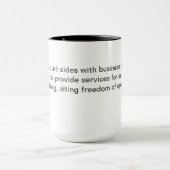 Die Seite des Obersten Gerichtshofs mit der Wirtsc Tasse (Zentrum)