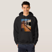 Die Seite eines Zuges Hoodie (Vorne ganz)