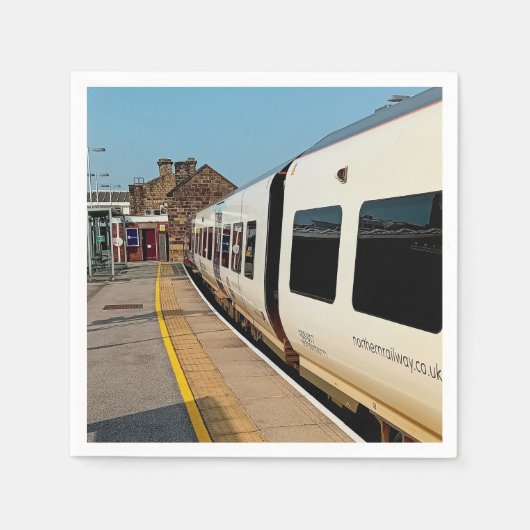 Die Seite eines Zuges Serviette (Vorderseite)