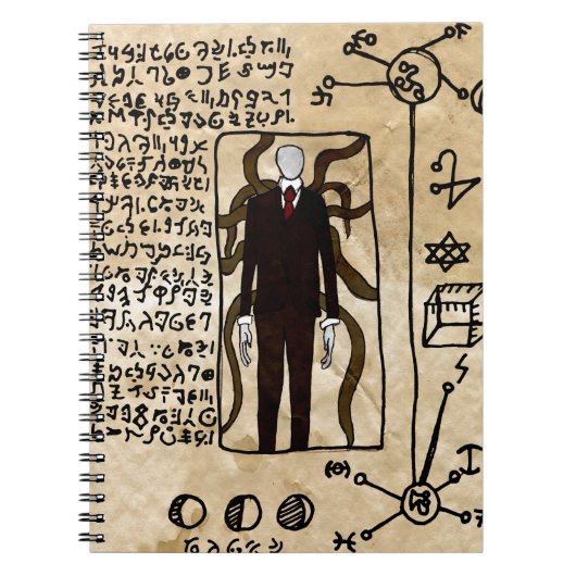 Die Seiten des Necronomicon Notizblock (Vorderseite)